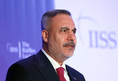 Turkey’s Foreign Minister Hakan Fidan was speaking in Singapore. Reuters