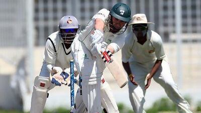 Ireland captain William Porterfield struck an unbeaten 101 on Friday in their ICC Intercontinental Cup match at Sharjah Cricket Stadium against the UAE, which ended in a draw.