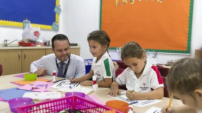 Brendon Fulton, principal at Dubai British School, believes schools will be looking closely at why boys are trailing behind girls in academic performance in the Emirates. Reem Mohammed / The National