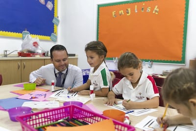 Brendon Fulton, principal at Dubai British School, believes schools will be looking closely at why boys are trailing behind girls in academic performance in the Emirates. Reem Mohammed / The National