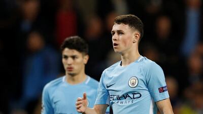 Manchester City's Phil Foden, right, and Brahim Diaz, left, are two of the more promising youngsters on Manchester City's books. Phil Noble / Reuters