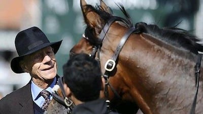 Sir Henry Cecil said Frankel is fine, and so is he, as the world's top-rated thoroughbred was sent out to practice under the trainer's watchful eye with the target being the upcoming Champion Stakes at Ascot.