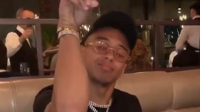 Jesse Lingard at Nusr-Et.