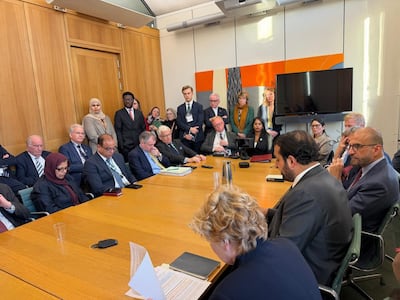 Ambassador Prince Abdullah bin Khaled addressed a cross-party gathering of parliamentarians at the House of Commons. @SaudiEmbassyUK / X