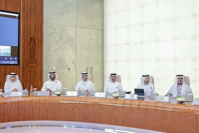 The Cabinet also reviewed initiatives to encourage companies and people to use clean energy and green technology. Photo: Dubai Media Office