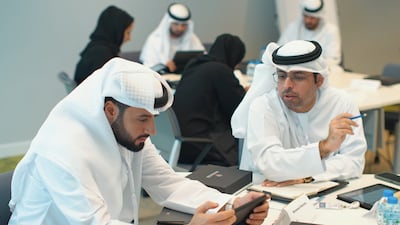 A workshop on financial capabilities conducted at the DGE offices. Photo: Department of Government Enablement