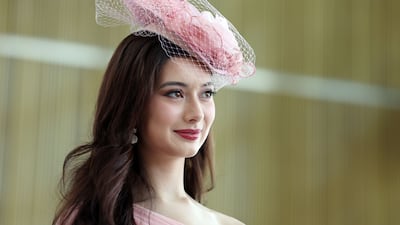 Hong Kong model and influencer Jojo Rhodes was at the event. Chris Whiteoak / The National