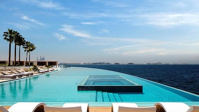 Above, the Burj Al Arab Terrace infinity pool. Courtesy Jumeirah Group