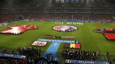 General view of the stadium before the match. Charles Platiau / Reuters