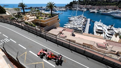 Ferrari's Charles Leclerc during practice for the Formula One Monaco Grand Prix on Thursday, May 20. Reuters