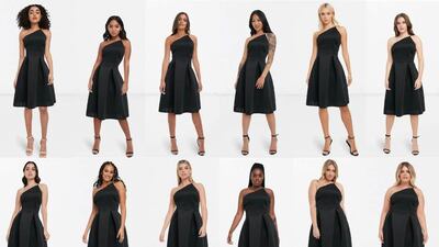 The new Asos 'See My Fit' tool allows you to try clothes on different models. Asos