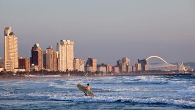 Durban’s stunning coastline. Getty