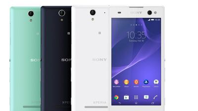 The Sony Xperia C3 will be in stores from the end of August. Courtesy Sony