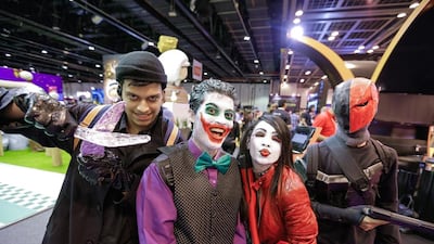 Cosplayers at Middle East Filom & Comic Con. Victor Besa for The National