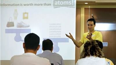 Amir Anzur uses the internet to create wealth. Jeffrey E Biteng / The National