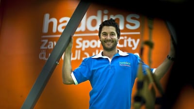 Participants must enjoy exercise the way it is meant to be enjoyed, says Michael Haddin, the managing director of Haddins Fitness. Silvia Razgova / The National