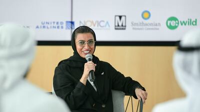 Noura Al Kaabi, Minister of Culture and Youth, told of UAE efforts to 'reinforce UN processes across the system'. Khushnum Bhandari / The National