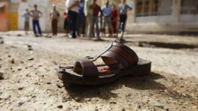 Some two dozen people were killed in Thursday's attacks on two Shiite mosques in Baghdad.