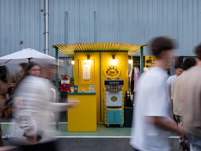 Barrad is currently being sold at Alserkal Avenue in Dubai, with more pop-ups planned. Photo: Khalid Al Sabi