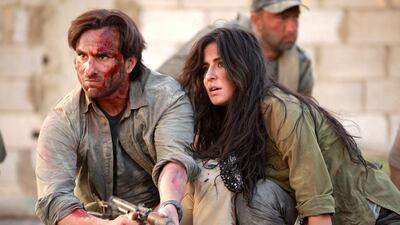 Saif Ali Khan and Katrina Kaif in Phantom. Courtesy Nadiadwala Grandson Entertainment