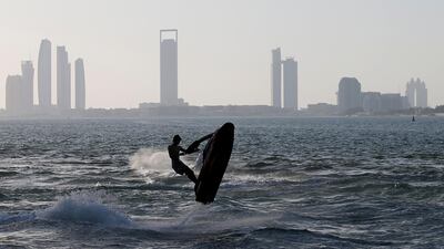 Winds could also reach speeds of 35kph over the sea. Ali Haider / EPA