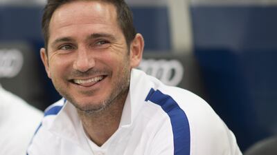 Smiles galore for manager Frank Lampard. Getty