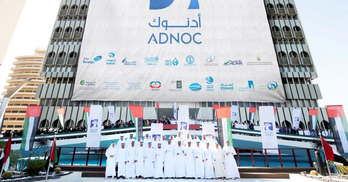 Adnoc Color Adnoc unveils branding revamp as part of new corporate image | The National