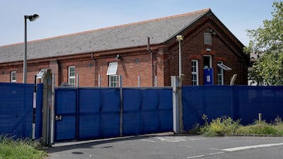 Napier Barracks in Folkestone, Kent. PA