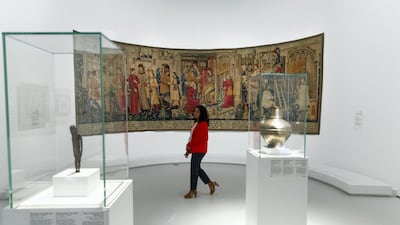 “The exhibition will tell the stages the Louvre Museum has passed through,” said Saif Ghobash, director general of the Department of Culture and Tourism. Christopher Pike / The National