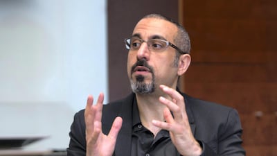 Ahmad Al Shugairi spent 40 days on a remote island and wrote his latest book. Leslie Pableo for The National