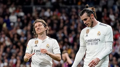 Bale isn't alone in underperforming for Real. The team are trailing Barcelona by 12 points in La Liga. AP Photo