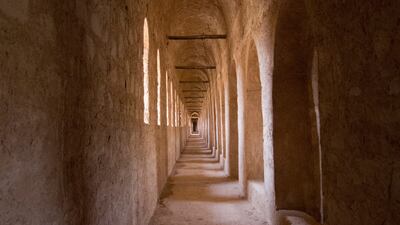 Interior of the Al Ukhaidir fortress. Charlotte Mayhew/ The National