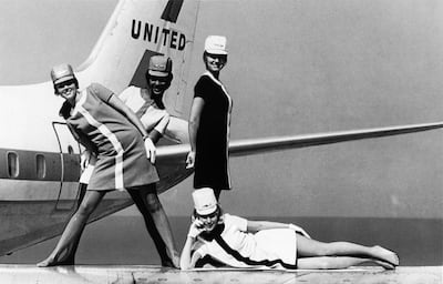 Airlines traditionally had strict rules for how cabin crew could look and act. Photo: Flickr / San Diego Air and Space Museum Archive