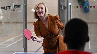 Liz Truss continued on the Conservative party leadership campaign trail on Monday, with a visit to the Onside Future Youth Zone in London. PA