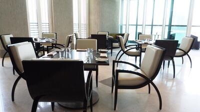 The Crust restaurant at the Four Seasons Abu Dhabi. Delores Johnson / The National