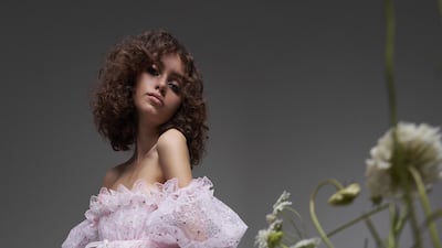 For Resort 2021 Giambattista Valli offered signature romance. Courtesy Giambattista Valli