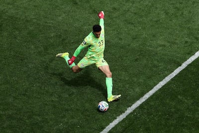 Egypt goalkeeper Mostafa Shobeir during the Fifa World Cup 2026 Group G match against Belgium at Seattle Stadium on June 15. Getty Images