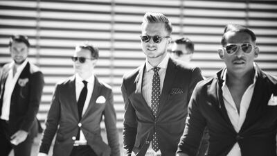 We’re told never to wear matching ties and pocket squares - but doesn’t he look flawless?