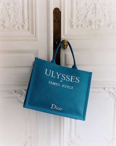 Ulysses Book Tote by Jonathan Anderson for Dior Men. Photo: Dior