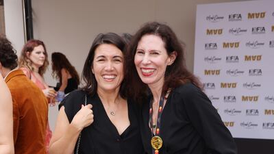 Riya Abould Ela, right, and Lianne Llewellyn.