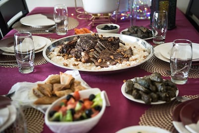 An a la carte iftar for Ramadan. Getty Images
