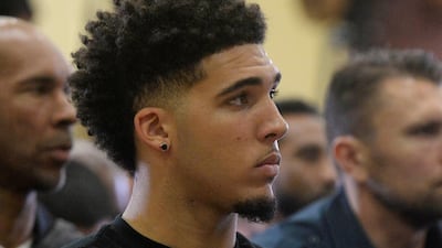 LiAngelo Ball, brother of newly drafted Los Angeles Lakers player Lonzo Ball, is one of three UCLA basketball players who has been reportedly arrested in China over shoplifting. Gary A Vasquez-USA Today