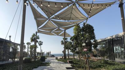 One of the former outdoor area in La Mer.