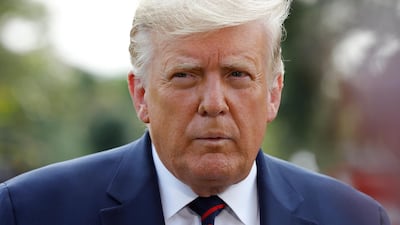 Donald Trump has a personal style that seldom follows political norms. EPA