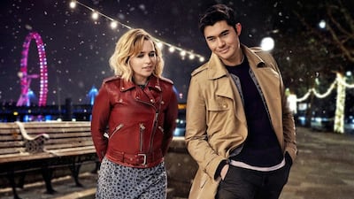 Emilia Clarke and Henry Golding star in 'Last Christmas'. Courtesy Calamity Films
