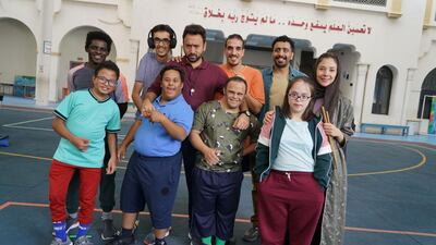 The cast includes real people with disabilities from Jeddah. CoCo Communications