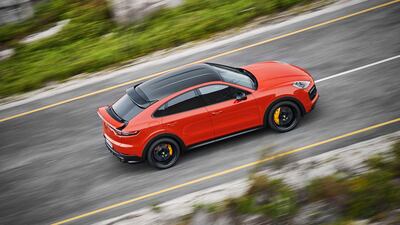 The car will be priced at Dh335,900 for the 335bhp/450Nm turbo V6 and Dh598,700 for the 542bhp/770Nm 4-litre twin-turbo V8. Courtesy Porsche AG