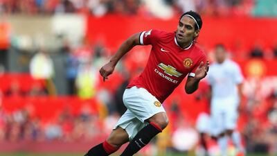 Radamel Falcao has only four goals in 21 appearances for Manchester United. Alex Livesey / Getty Images