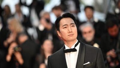 South Korean actor Park Hae-il arrives at Cannes for the screening of the film 'Decision to Leave' (Heojil Kyolshim). AFP