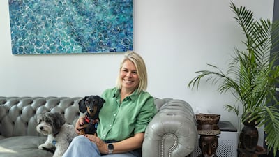 Sam Saunders and her family feel very much at home in their Dh4.5 million ($1.2 million) villa in Tilal Al Ghaf, Dubai. All photos: Antonie Robertson / The National